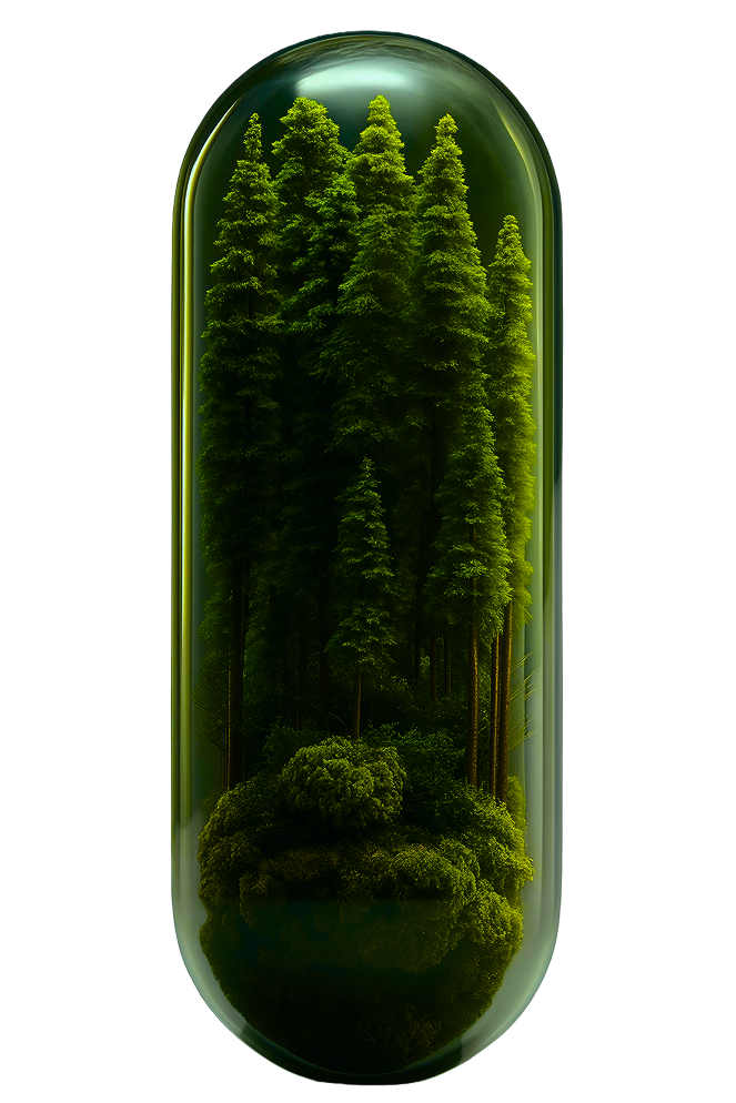 Лес в колбе